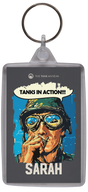 Tanks in Action Personalised Keyring Keyring My Moments