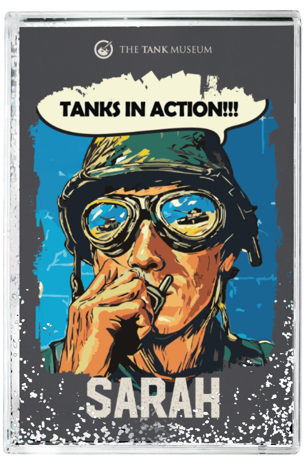 Tanks in Action Glitter Block