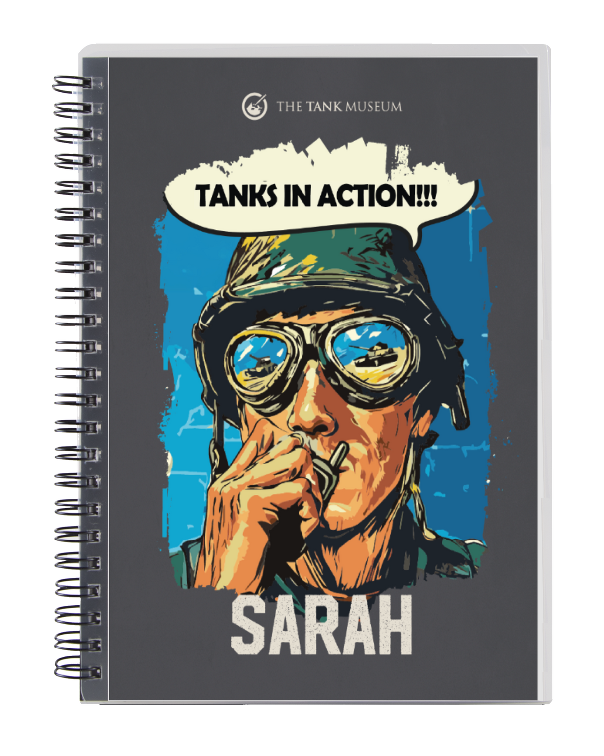 Tanks in Action Personalised Notebook Stationery My Moments