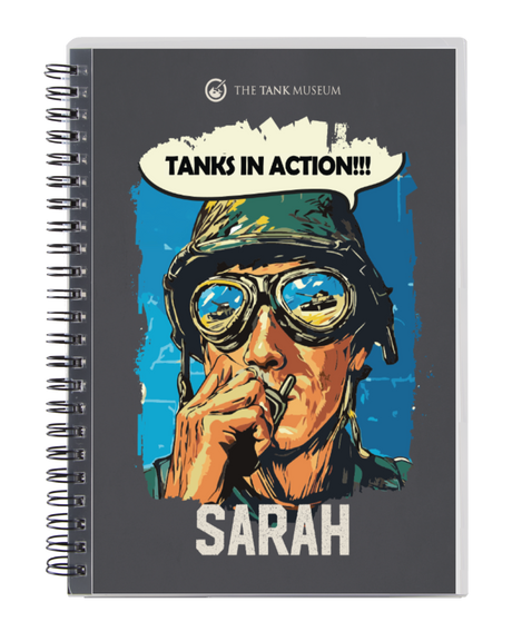 Tanks in Action Personalised Notebook Stationery My Moments