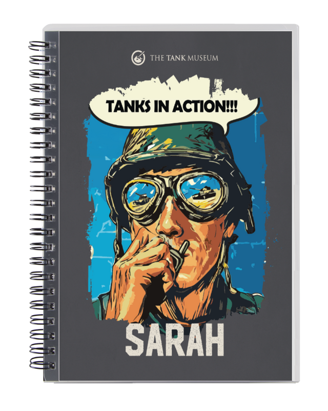 Tanks in Action Personalised Notebook Stationery My Moments