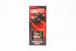 Box of chocolate chip biscuits with tank design on a white background
