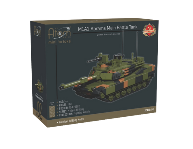 Brickmania 1/48 M1A2 Abrams MBT, Atom Brick Brick Models [variant_option4]