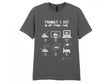 Things I Do In My Spare Time TANKS - Online Exclusive T-Shirt On Demand Star Editions Charcoal S