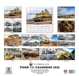 Tank Museum Tiger 131 Calendar 2026 Wall Art [variant_option4]