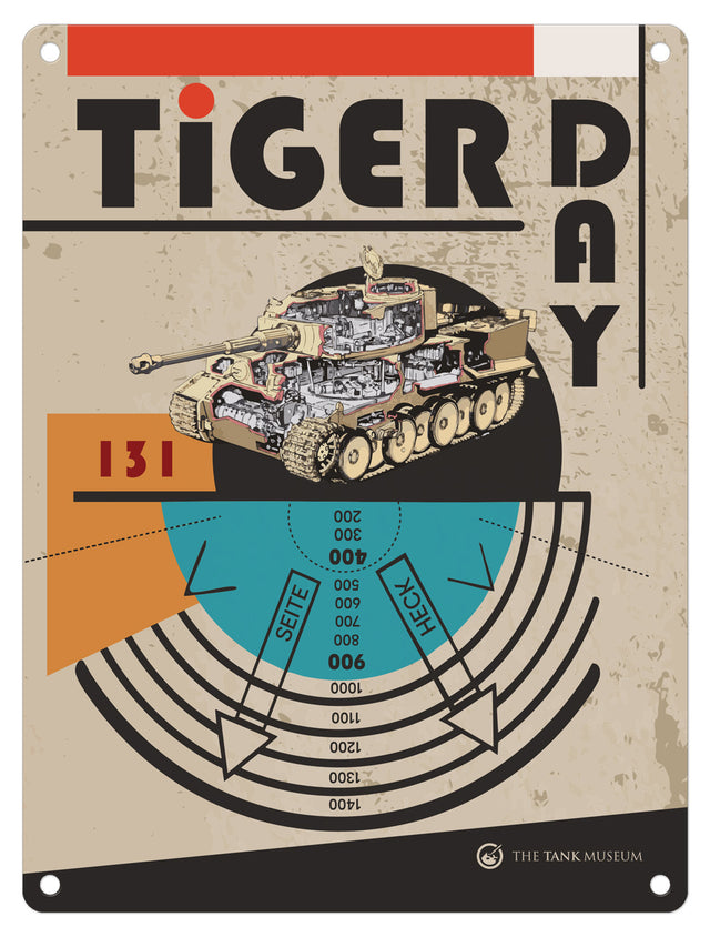 Tiger Day Metal Sign Wall Art The Original Metal Sign Co Small