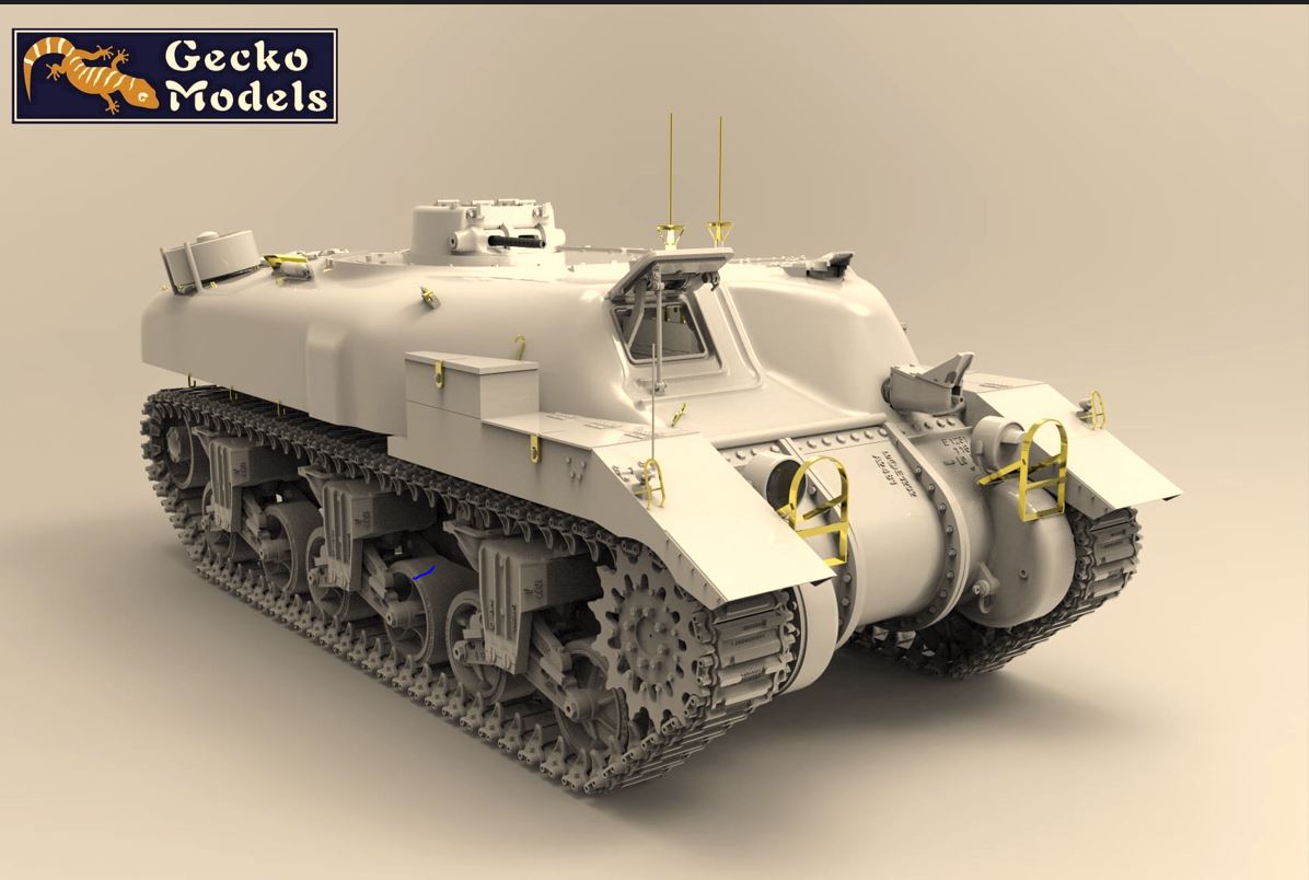 Gecko 1/35 Canadian Badger Flamethrower Ram MK II (Late Production) Scale Model [variant_option4]