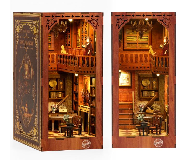 Rolife 3D Book Nooks and Bookends