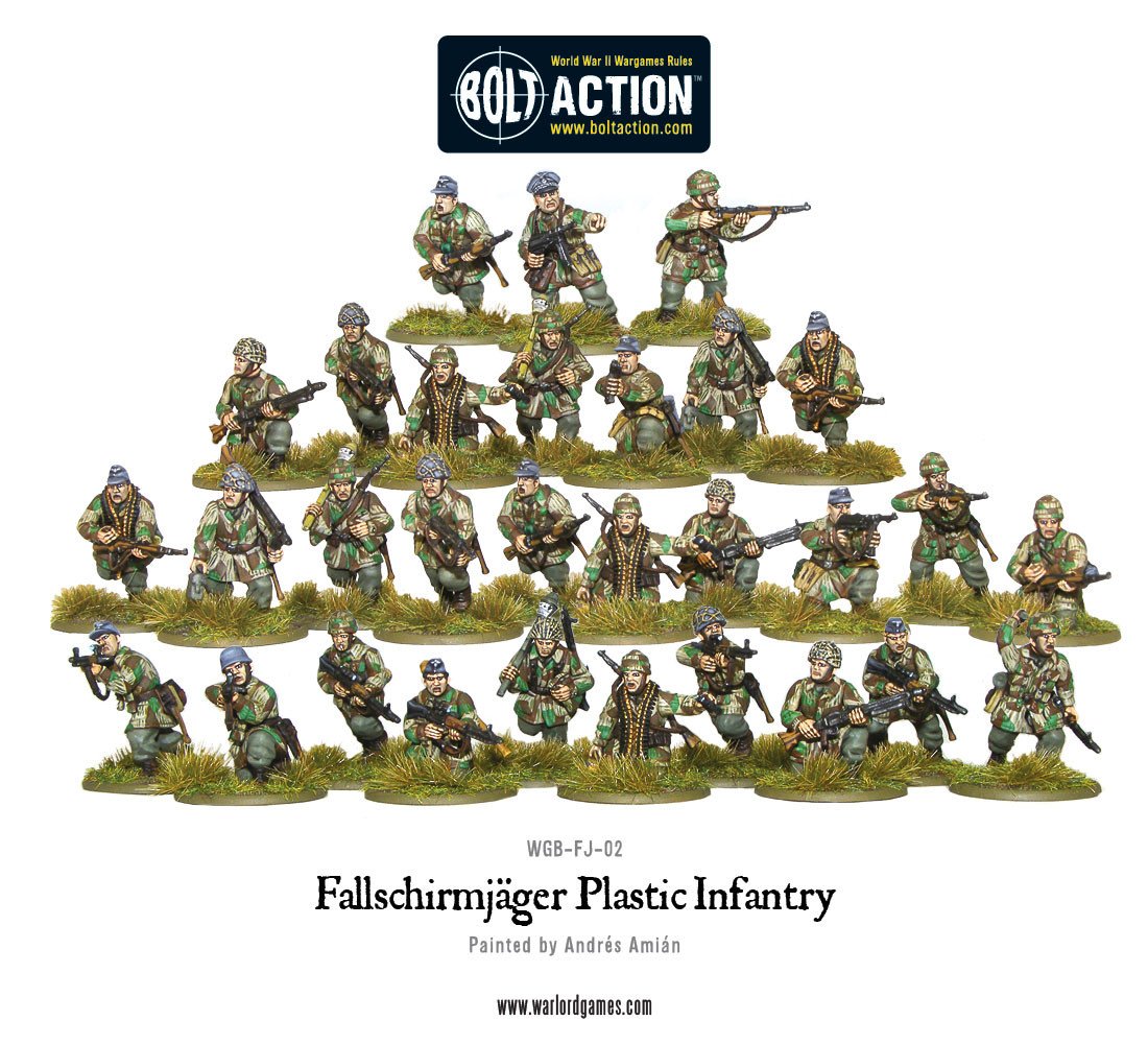 Warlord Games Bolt Action - German Fallschirmjager Platoon CHECK Kits warlord games Ltd