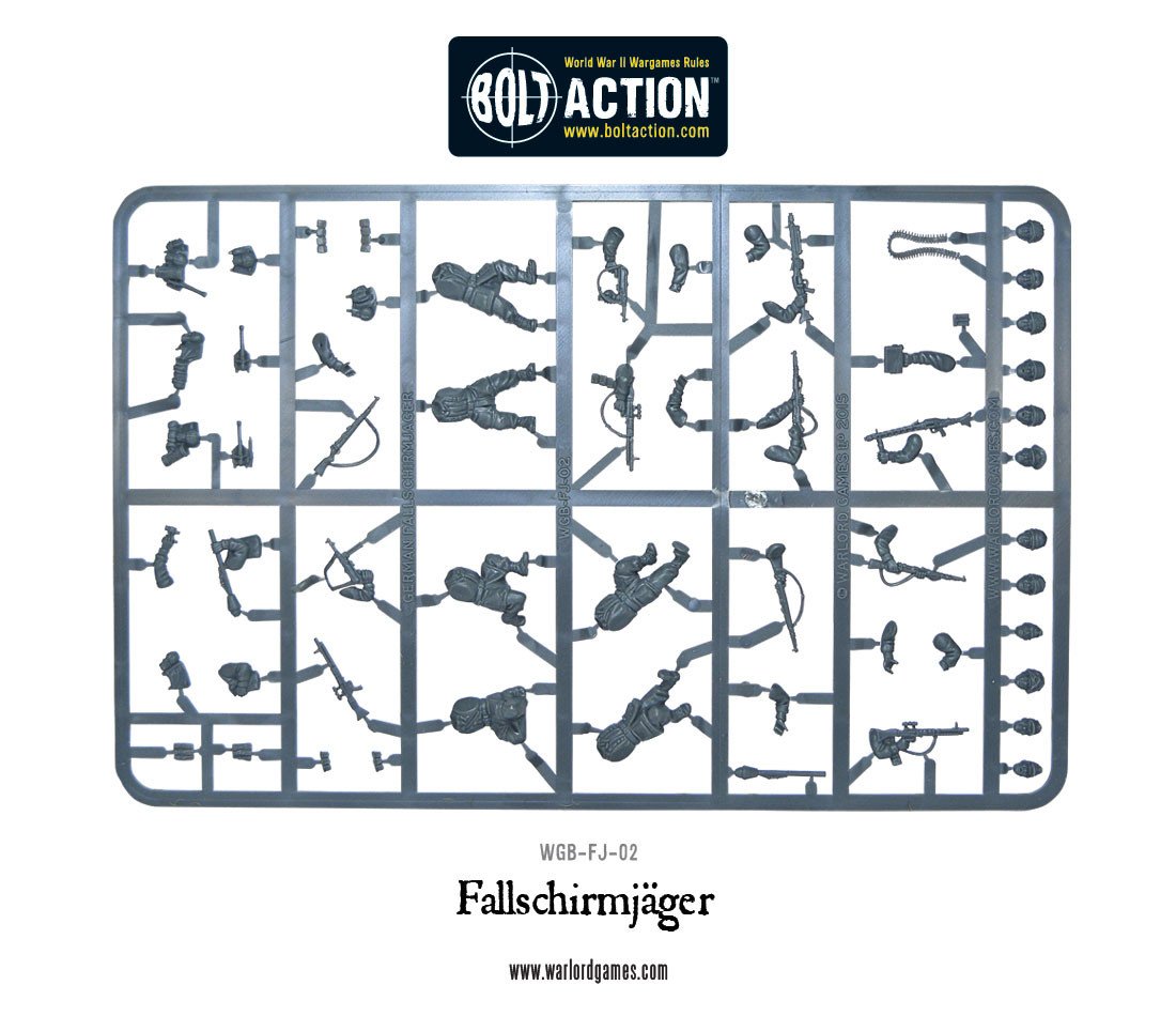 Warlord Games Bolt Action - German Fallschirmjager Platoon CHECK Kits warlord games Ltd