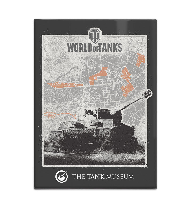 World of Tanks Map Fridge Magnet