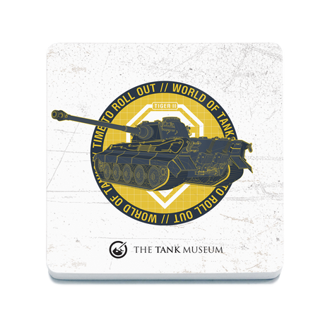 World of Tanks Roll Out Tiger II Coaster (CHECK) Coaster [variant_option4]