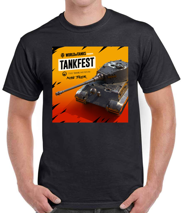 World of Tanks TANKFEST Tiger II T-Shirt (wo,weight, rm) T-Shirt [variant_option4]