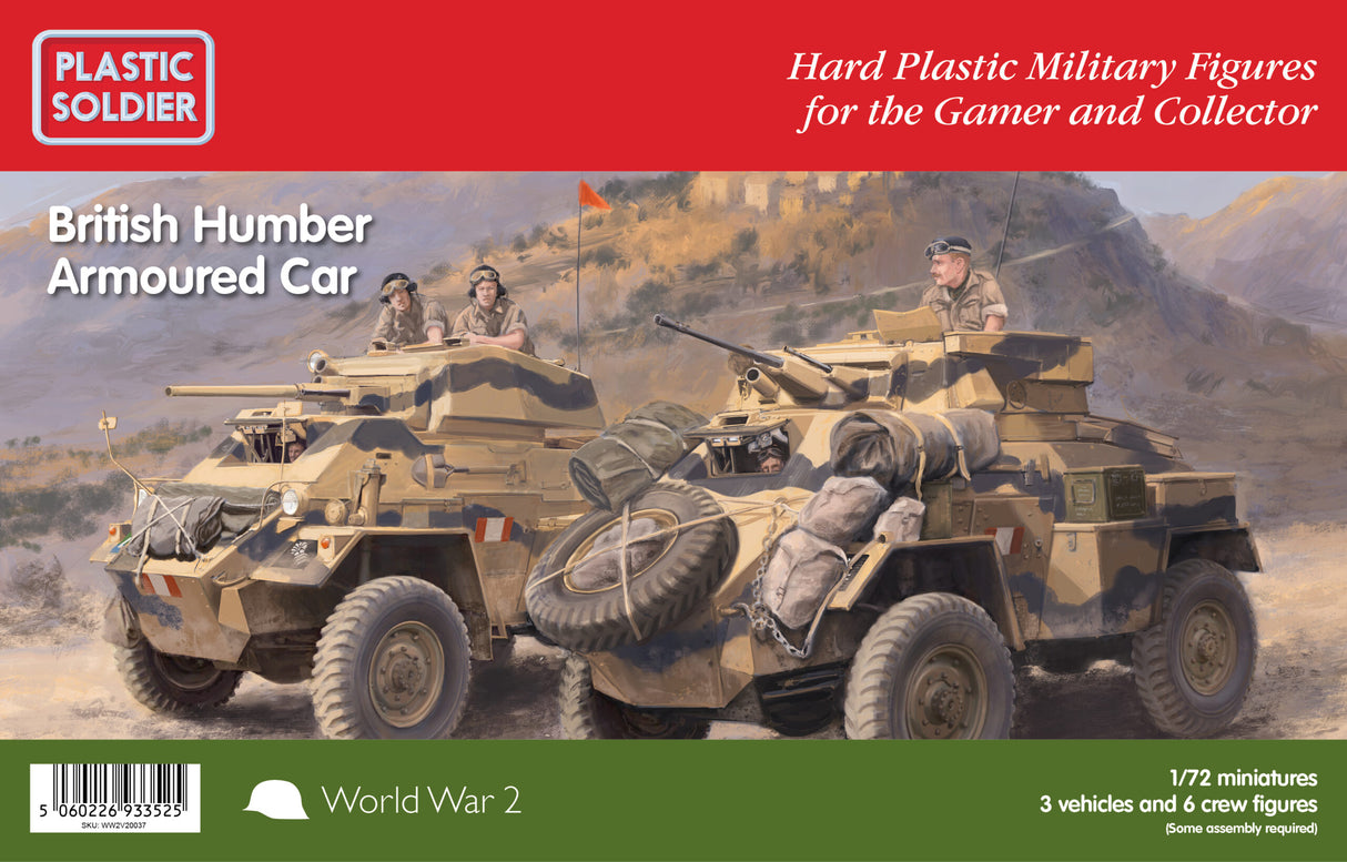 Plastic soldier 1/72 Humber Armoured Car