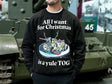 Yule Tog Christmas Sweater Black WORM Jumper Aspire
