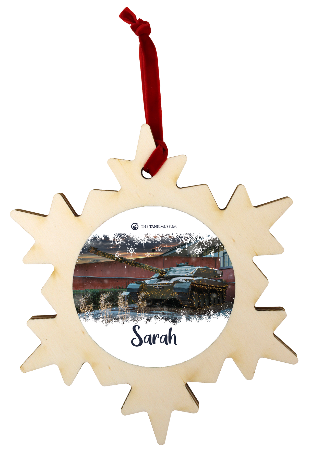 Challenger 1 Personalised Tree Decoration