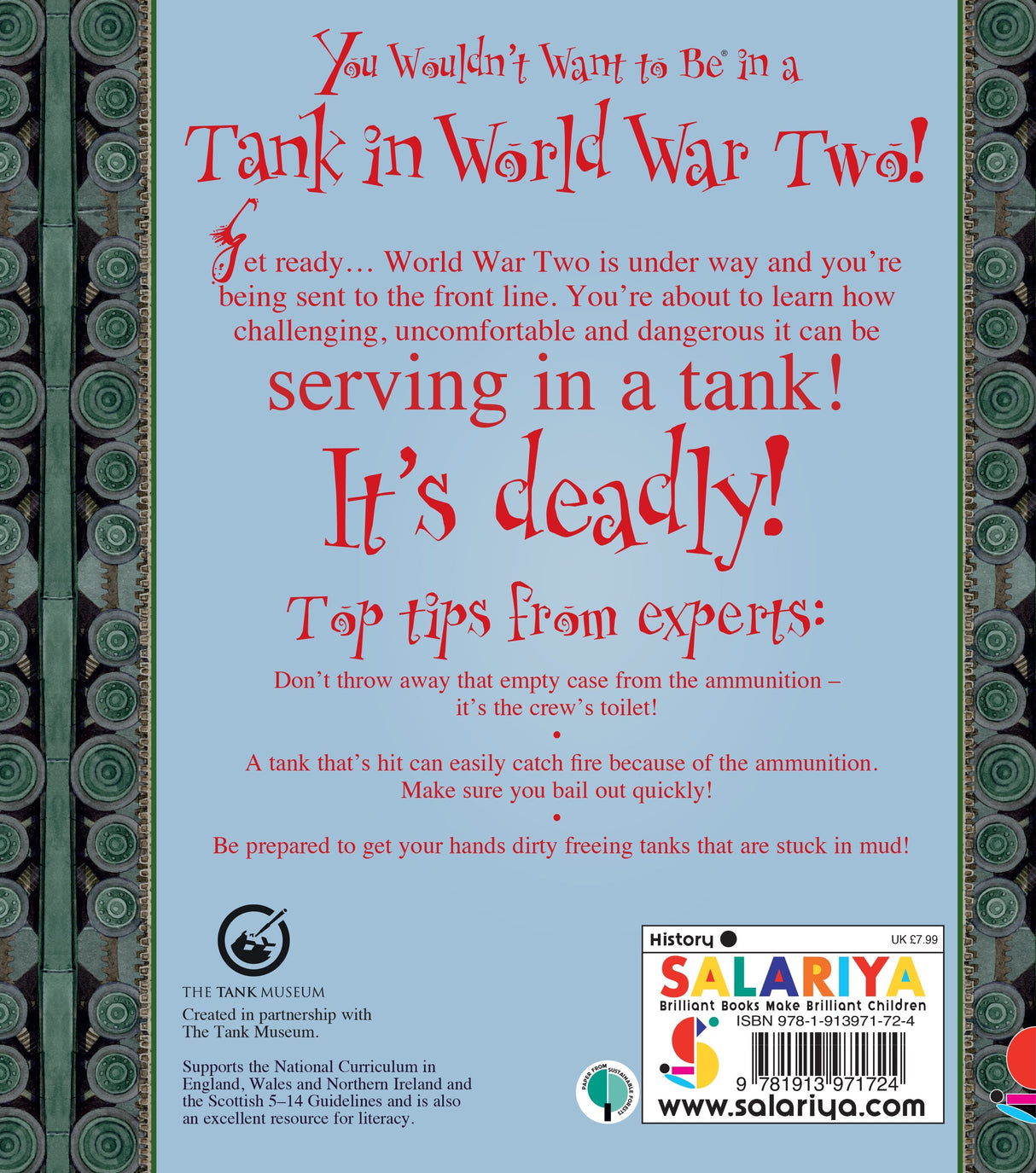 You Wouldn't Want To Be in a Tank in World War Two! Book [variant_option4]