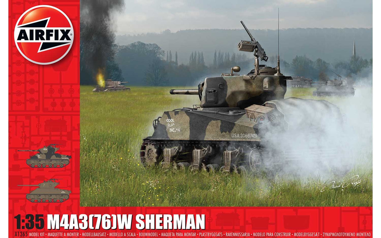 Airfix 1/35 M4A3(76)W Sherman