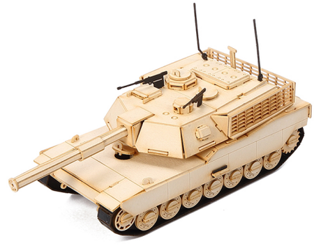 M1A1 Abrams Tank Paper Puzzle