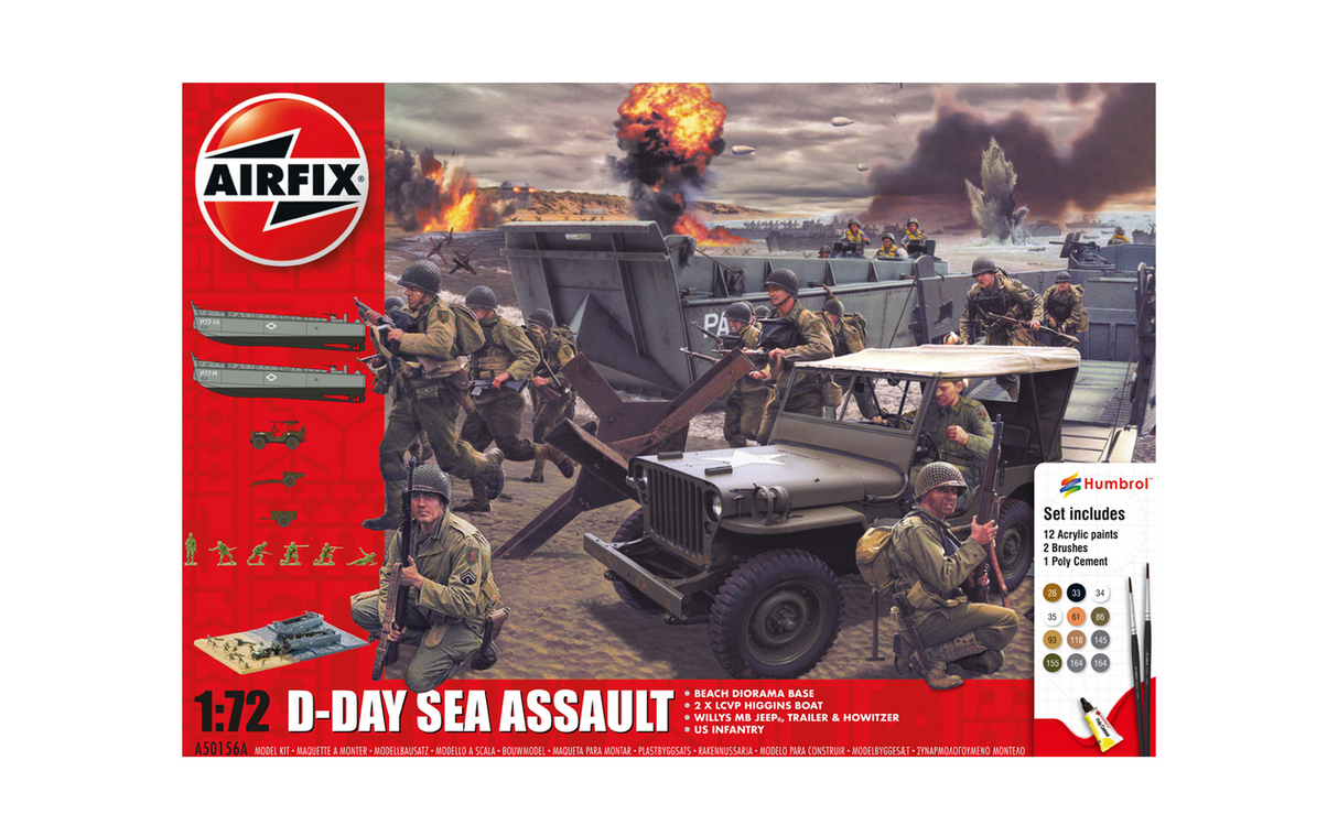 Airfix 1/76 D-Day Sea Assault Gift Set