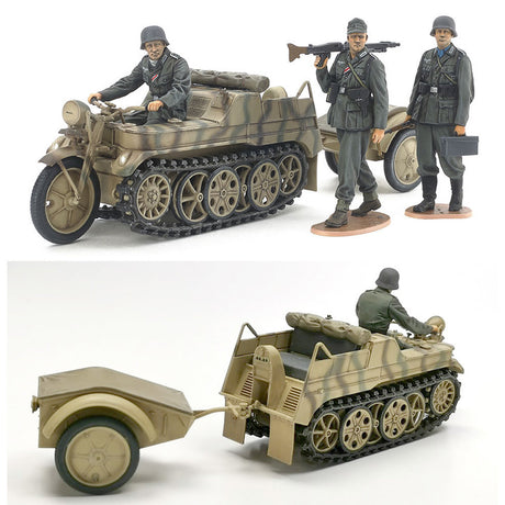 Tamiya 1/35 Sd.Kfz.2 Kettenkraftrad (Mid-Production) Scale Model [variant_option4]