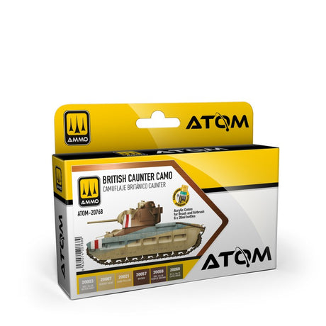 Atom, British Caunter Camo Paint Set Model Paint Ammo by mig.