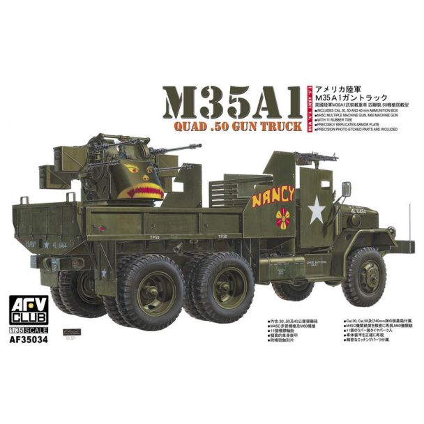 AFV Club 1/35 US Army M35A1 Vietnam Gun Truck. Scale Model [variant_option4]