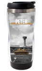 B & W Personalised Travel Mug Mug My Moments