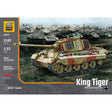 Build Army 1:33 King Tiger Camo (CHECK) Brick Model Kit Build Army
