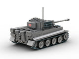 Build Army 1:33 Tiger 1 Ausf.E (CHECK) Brick Model Kit Build Army