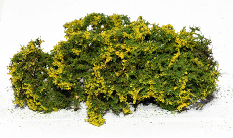 Model Scene Fine Bushes. Model Accessories Flowering Shrubs - Yellow [variant_option4]