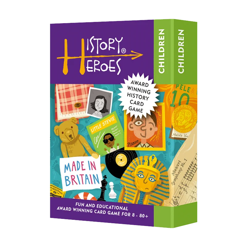 History Heroes Children Card Game Game History Heroes