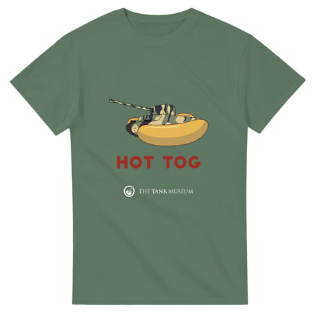 Hot Tog T-Shirt - International Shipping T-Shirt Military Green S [variant_option4]