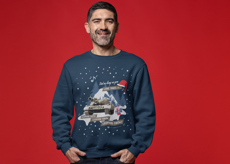 Leopard Snow Christmas Sweater