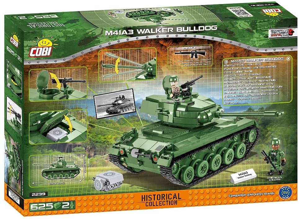Cobi M41A3 Walker Bulldog Brick Model Kit [variant_option4]