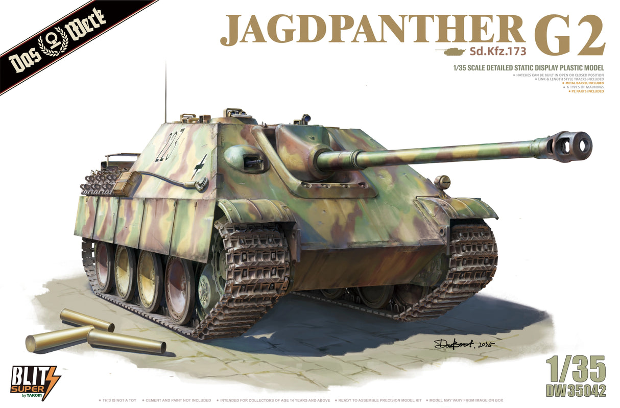 Das Werk 1/35 Jagdpanther G2.