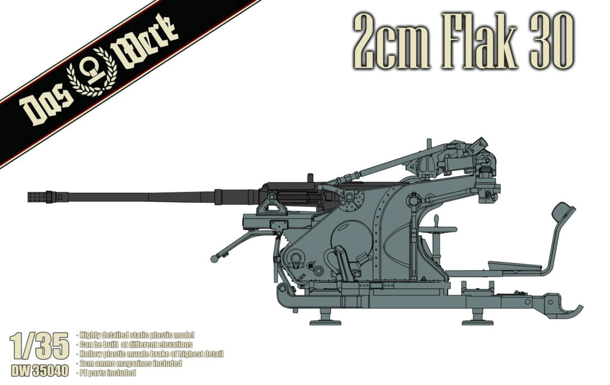 Das Werk 1/35 2cm Flak 30.