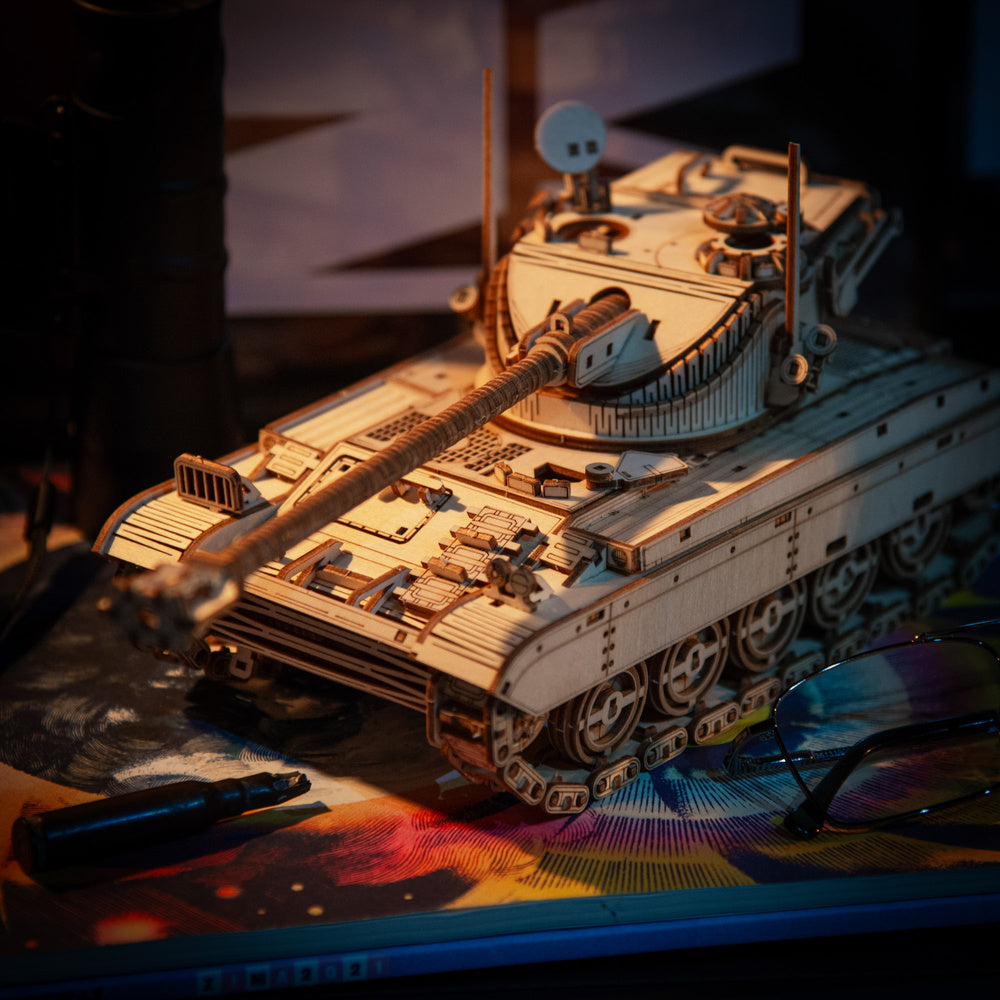Little Story: World of Tanks Wooden Model AMX13 Tank Scale Model [variant_option4]