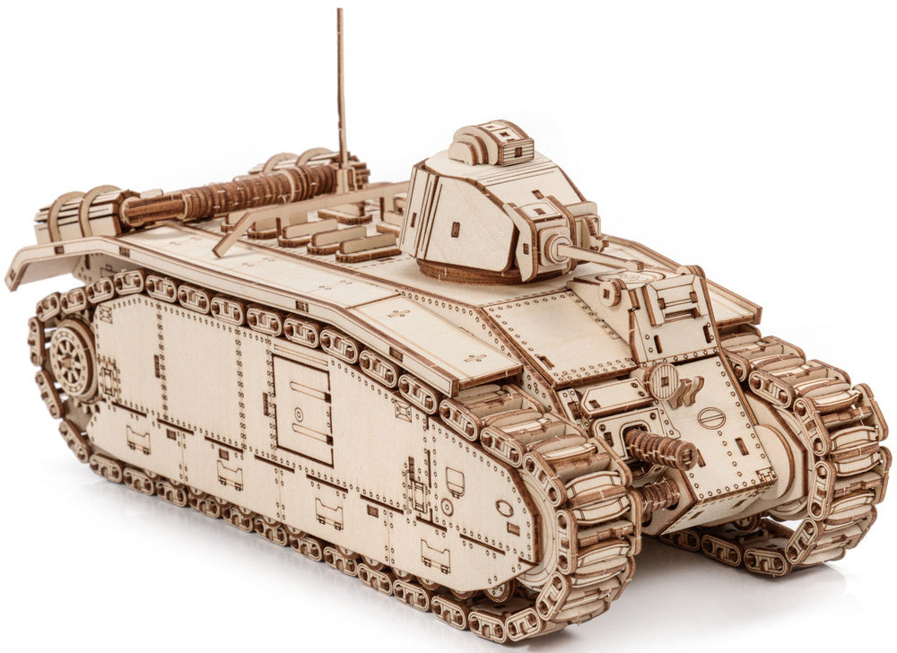 Little Story: World of Tanks Wooden Model Char B1 Scale Model [variant_option4]