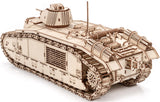 Little Story: World of Tanks Wooden Model Char B1 Scale Model [variant_option4]