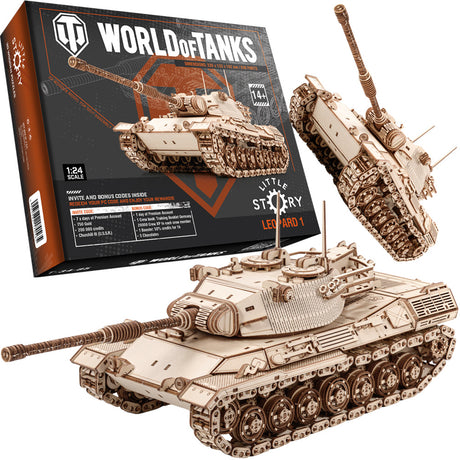 Little Story: World of Tanks Wooden Model Leopard 1 Scale Model [variant_option4]