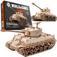 Little Story: World of Tanks Wooden Model M4A38 Sherman Scale Model [variant_option4]