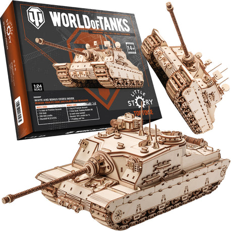 Little Story: World of Tanks Wooden Model Tortoise Scale Model [variant_option4]