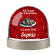 Yule Tog Personalised Snow Globe TEST Snow Globe My Moments