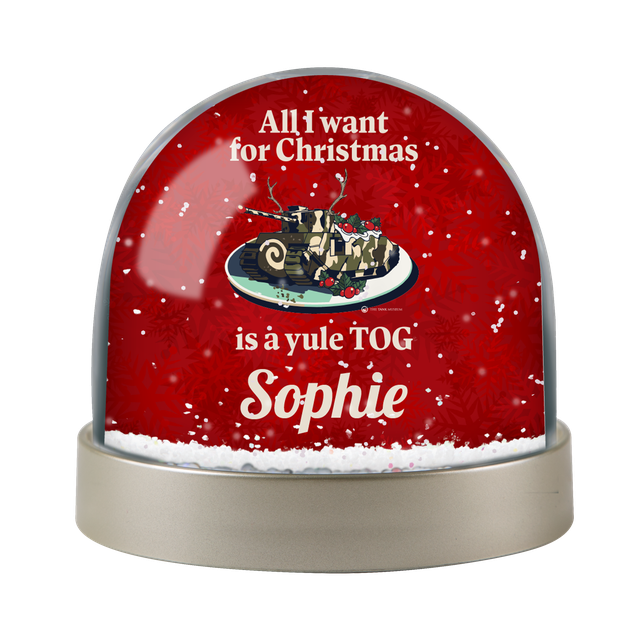 Yule Tog Personalised Snow Globe TEST Snow Globe My Moments