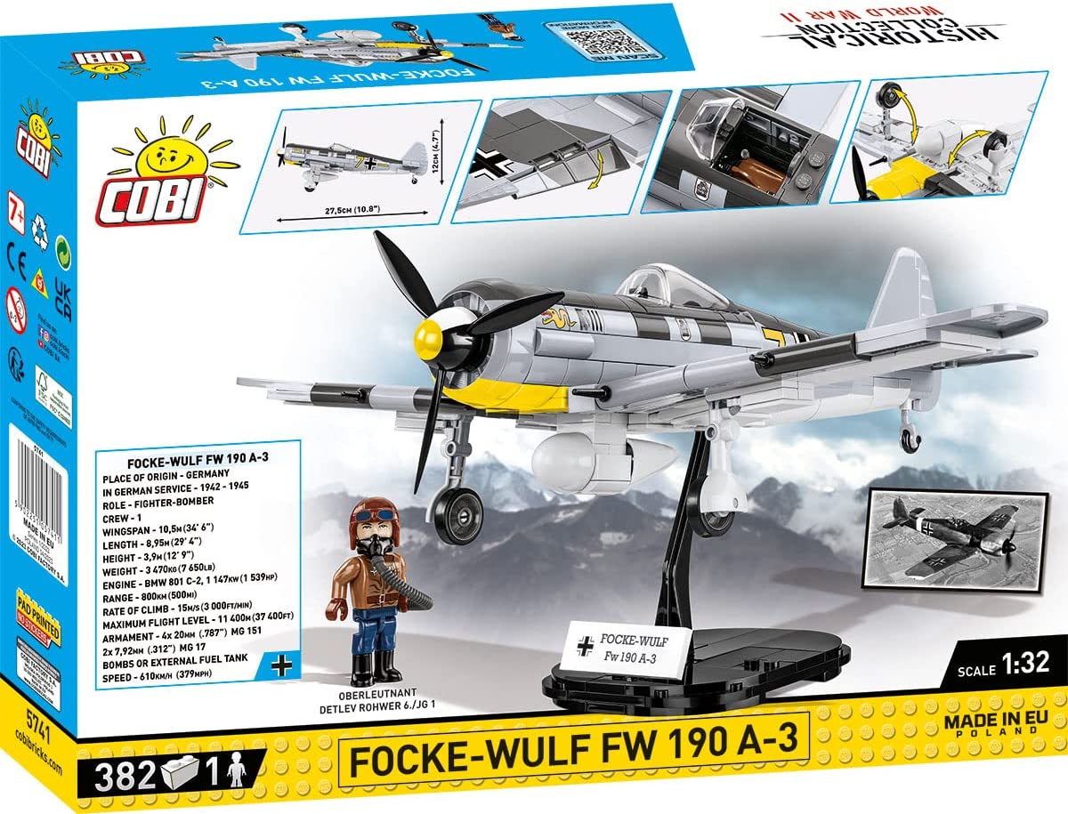Cobi Focke-Wulf FW 190 A-3 Brick Model Kit [variant_option4]