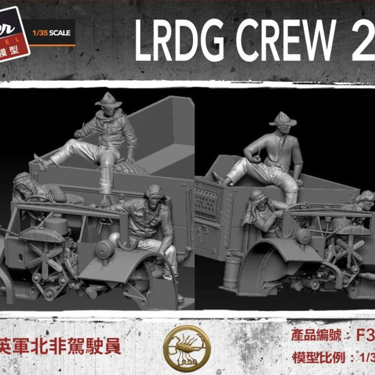 Thunder Models 1/35 LRDG Crew 2 – The Tank Museum