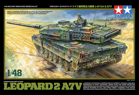 Tamiya 1/48 leopard2 A7V. Scale Model [variant_option4]