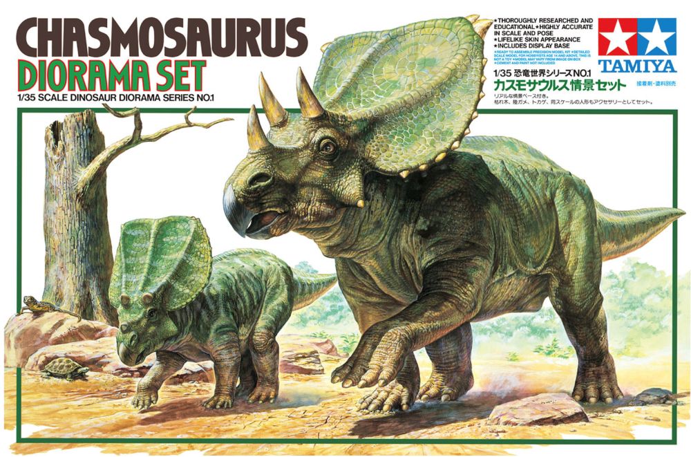 Tamiya 1/35 Chasmosaurus Diorama.