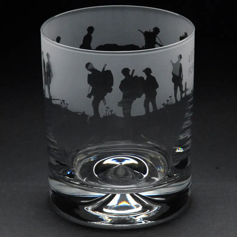 Lest We Forget Whisky Tumbler Drinkware Milford Collection
